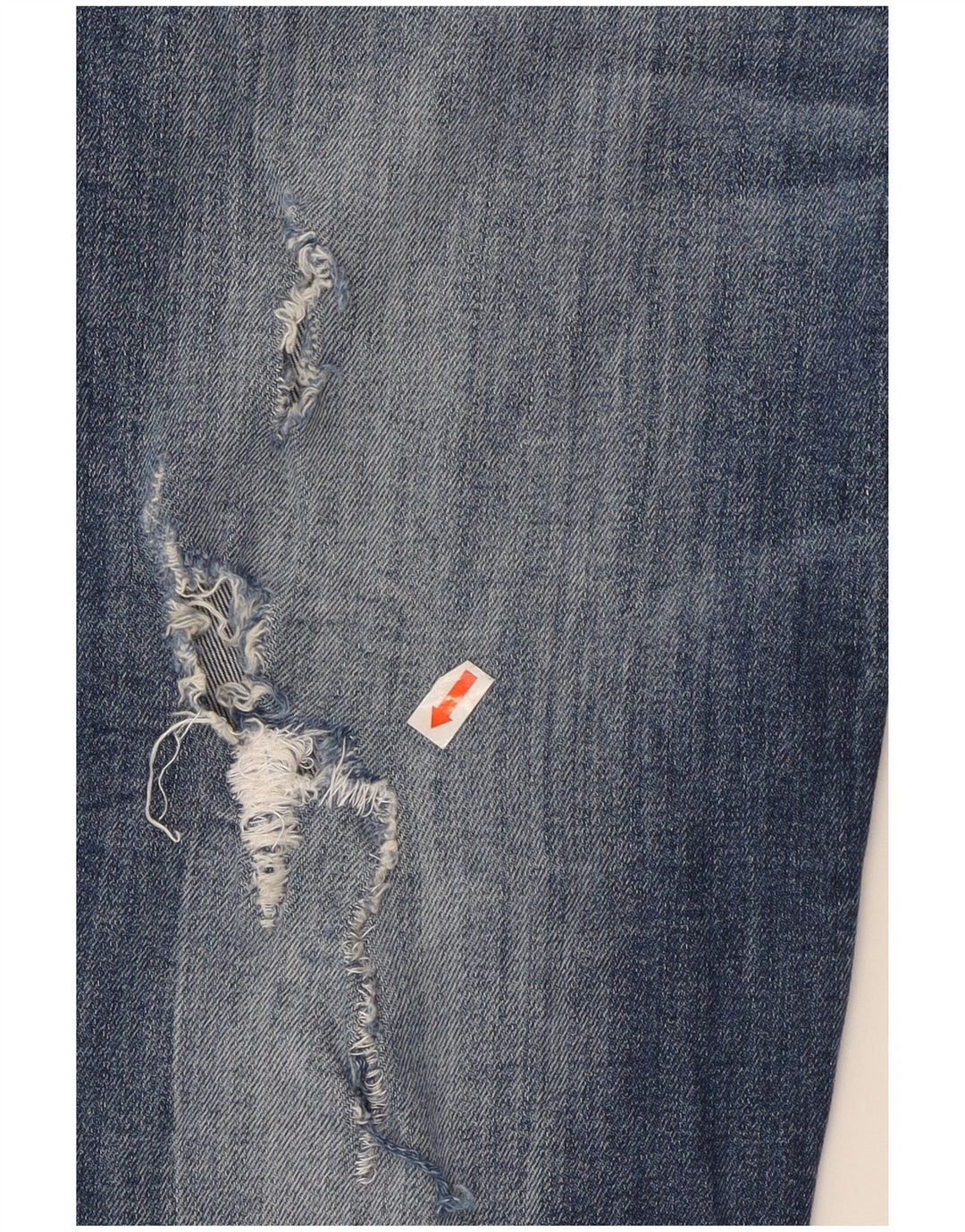 REPLAY Vaqueros ajustados desgastados Anbass para mujer W32 L32 Algodón azul