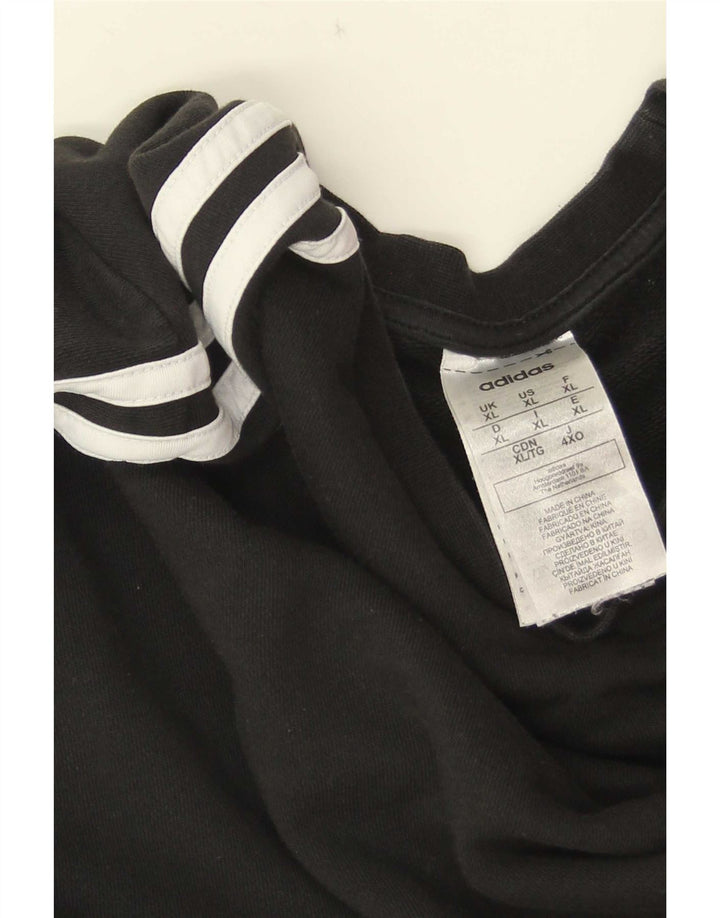 Adidas Hombre Sudadera Jumper XL Negro Algodón