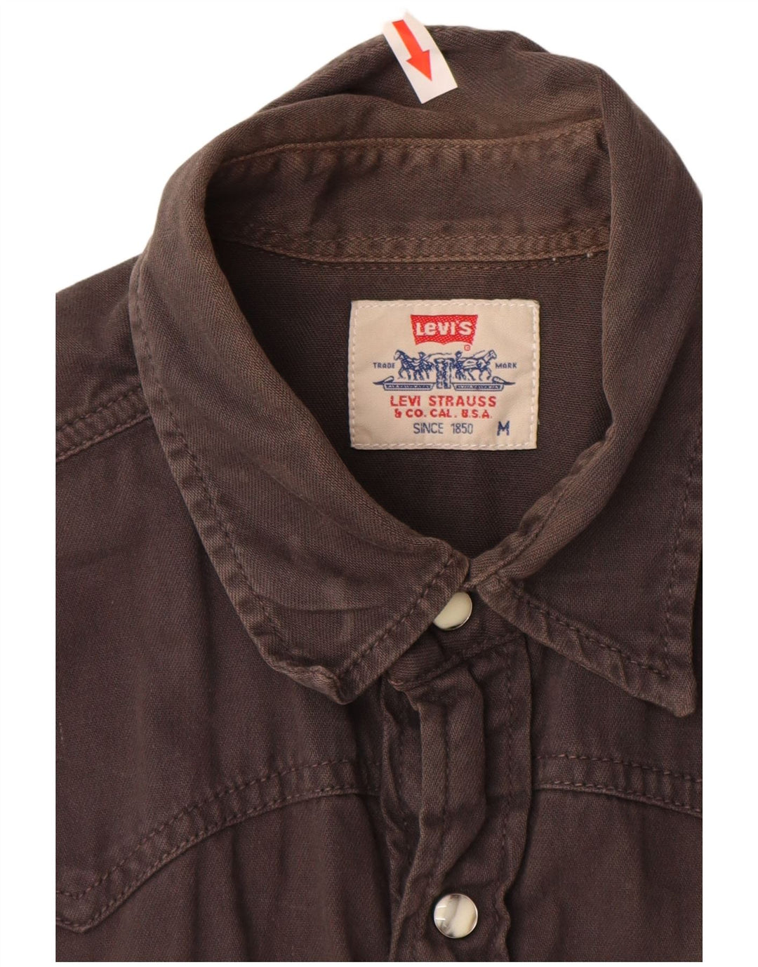 Camisa Levi's Hombre Algodón Gris Medio