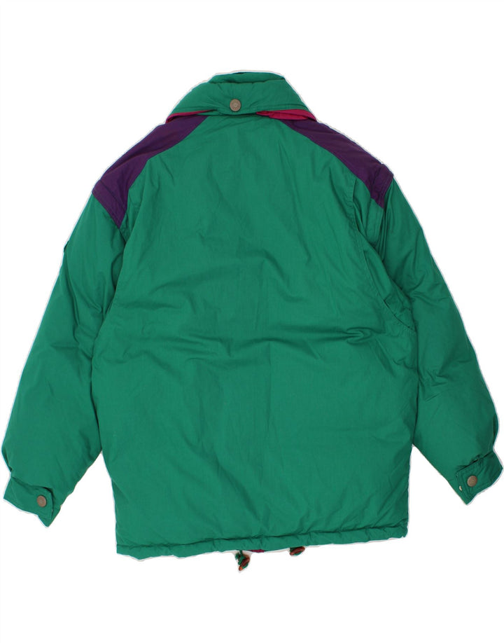 DIADORA Chaqueta acolchada para hombre ES 38 Verde medio Poliéster color block