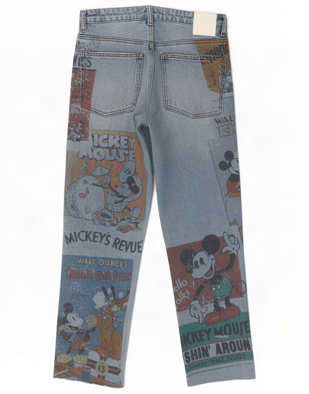 Vaqueros rectos Disney para mujer Desigual EU 38 Medium W28 L26 Blue Patchwork