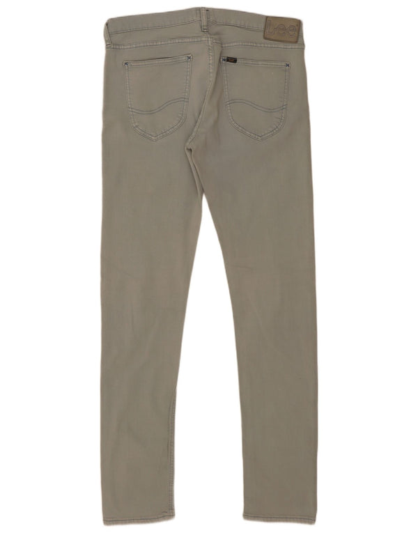 Lee Mens Luke Tapered Slim Jeans W33 L34 Algodón Azul