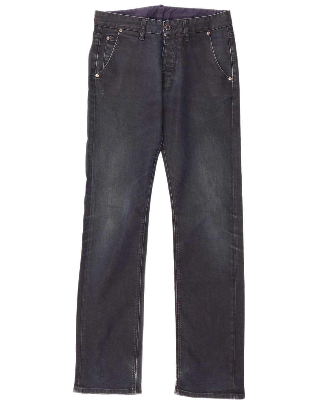 Massimo Dutti Vaqueros Rectos Hombre EU 40 Medium W31 L34 Azul Marino Algodón
