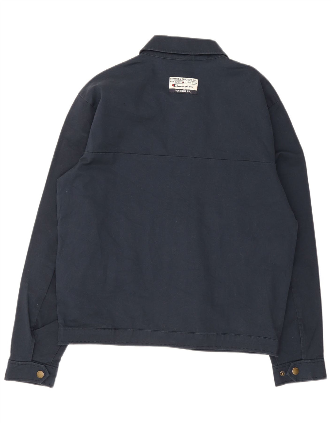 Champion Chaqueta Bomber para Hombre UK 38 Medium Azul Marino Algodón