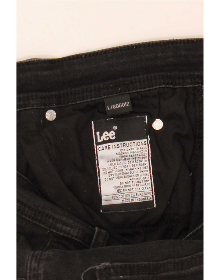 Lee Shorts De Mezclilla Para Mujer Grande W32 Algodón Negro