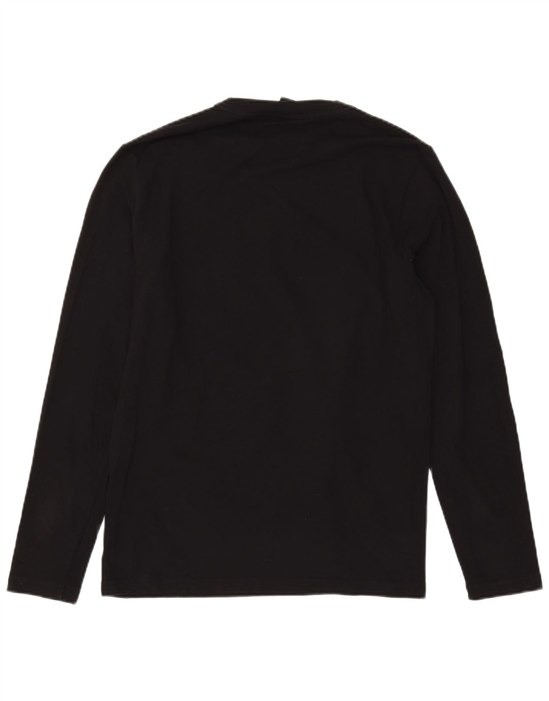 Camiseta Hugo Boss Hombre Manga Larga Algodón Negro Mediano