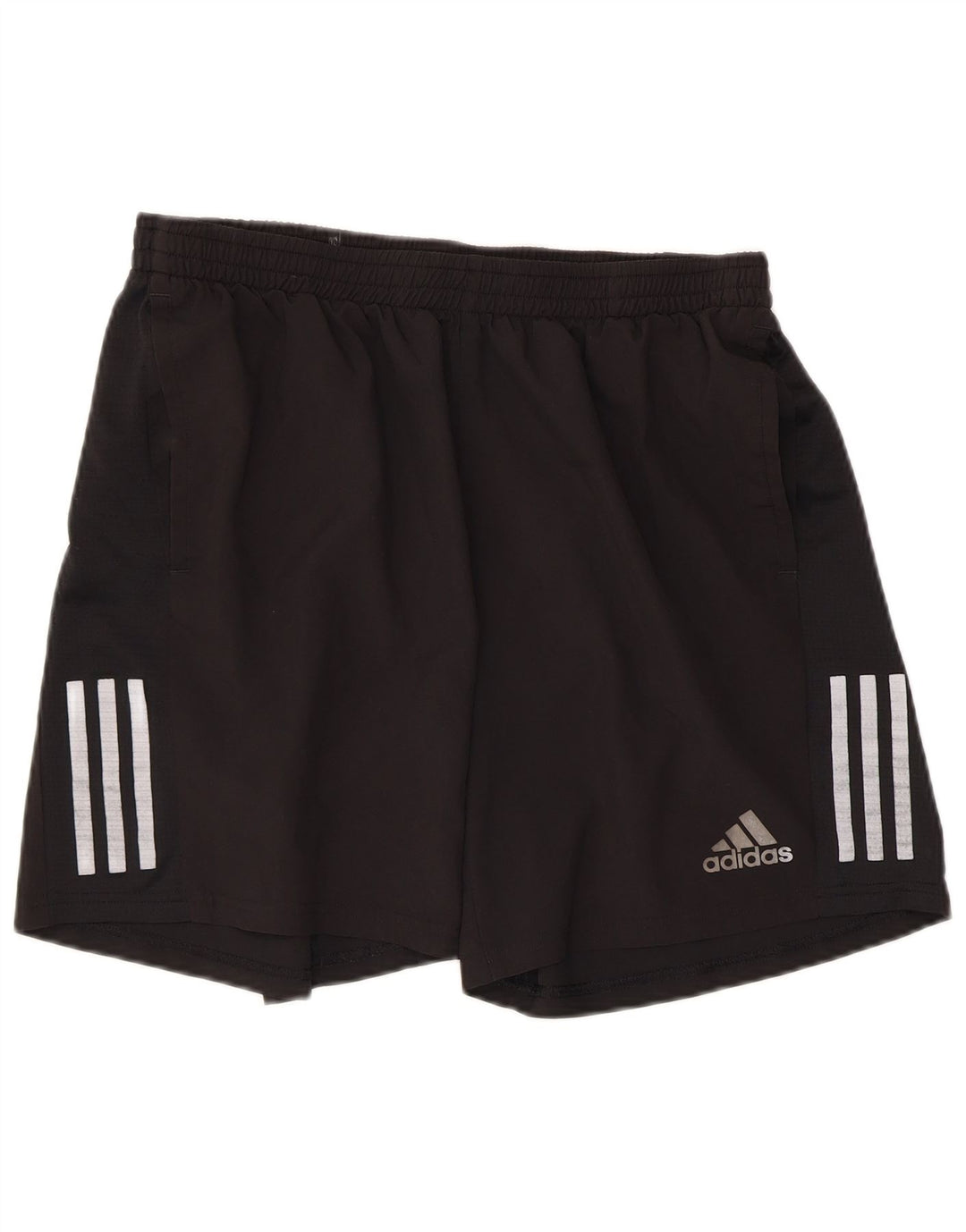 Adidas - Pantalones cortos deportivos Aeroready para hombre, tamaño grande, poliéster negro