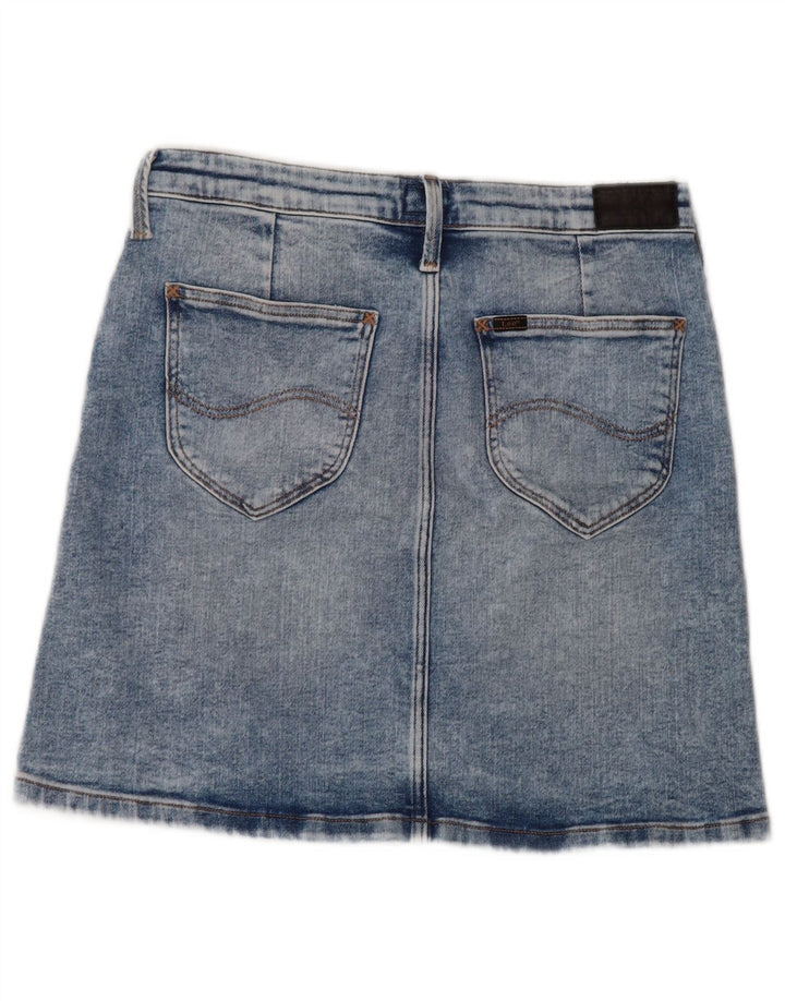 LEE Falda vaquera acampanada para mujer W29 Algodón azul medio