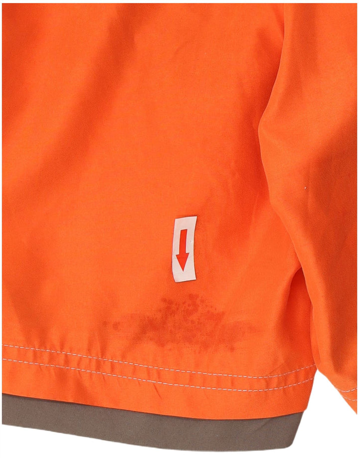 Fila Bañador con estampado gráfico para hombre, tamaño grande, color naranja, poliéster