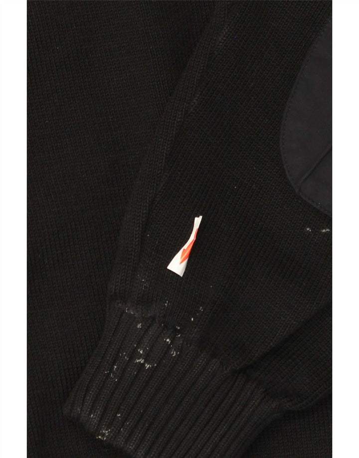 Paul & Shark - Cárdigan para hombre, color negro mediano
