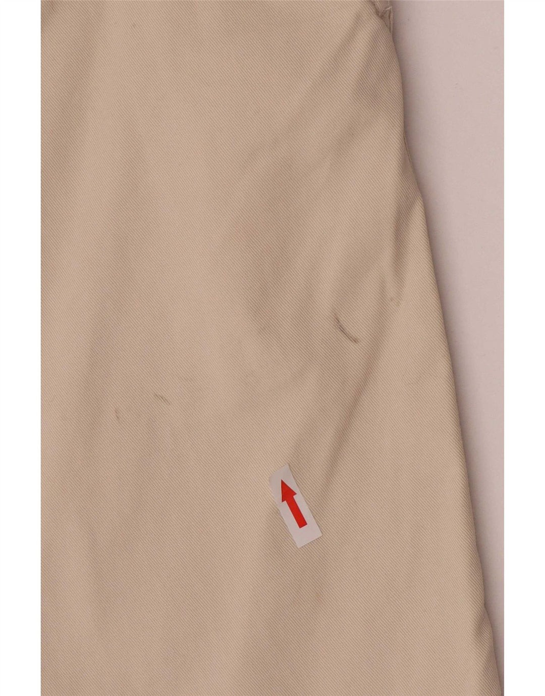 Izod Mens Chino Shorts W36 Grande Algodón Beige