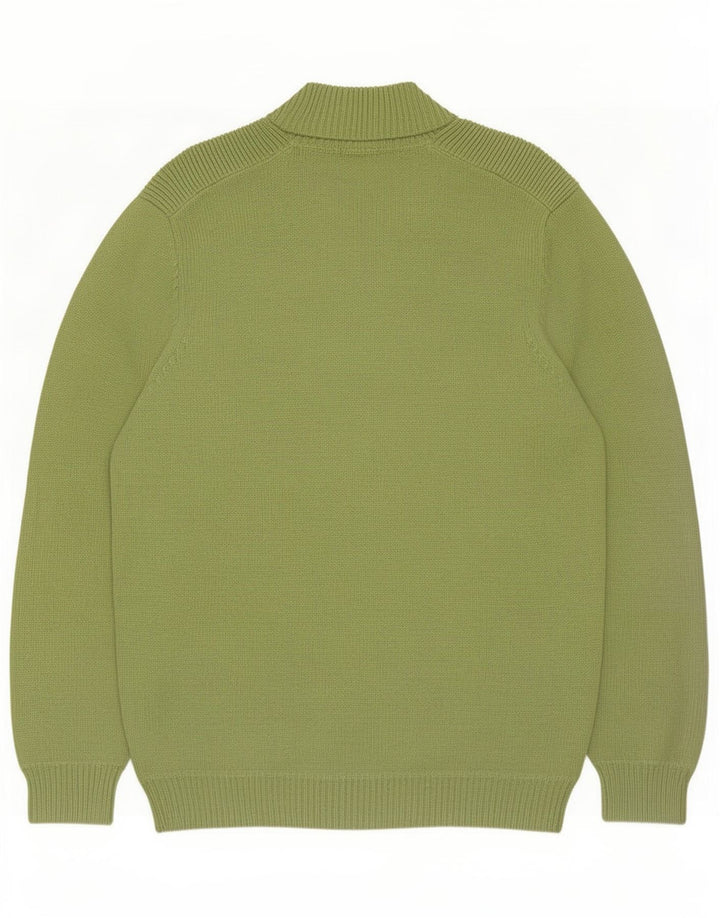 Massimo Dutti Hombre Jersey Con Cuello Con Cremallera Jersey Large Verde