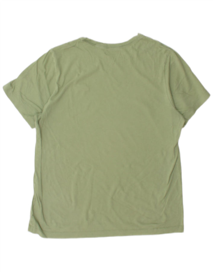Camiseta Nike Hombre Top Grande Verde Algodón