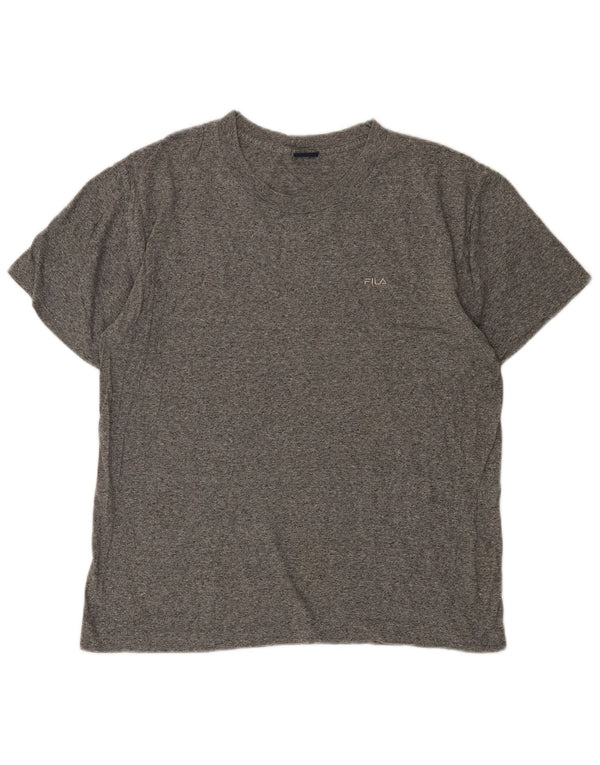 Camiseta FILA para hombre Top Medium Grey Moteado