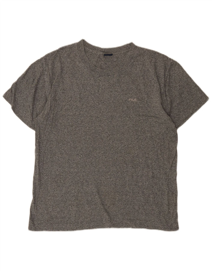Camiseta FILA para hombre Top Medium Grey Moteado