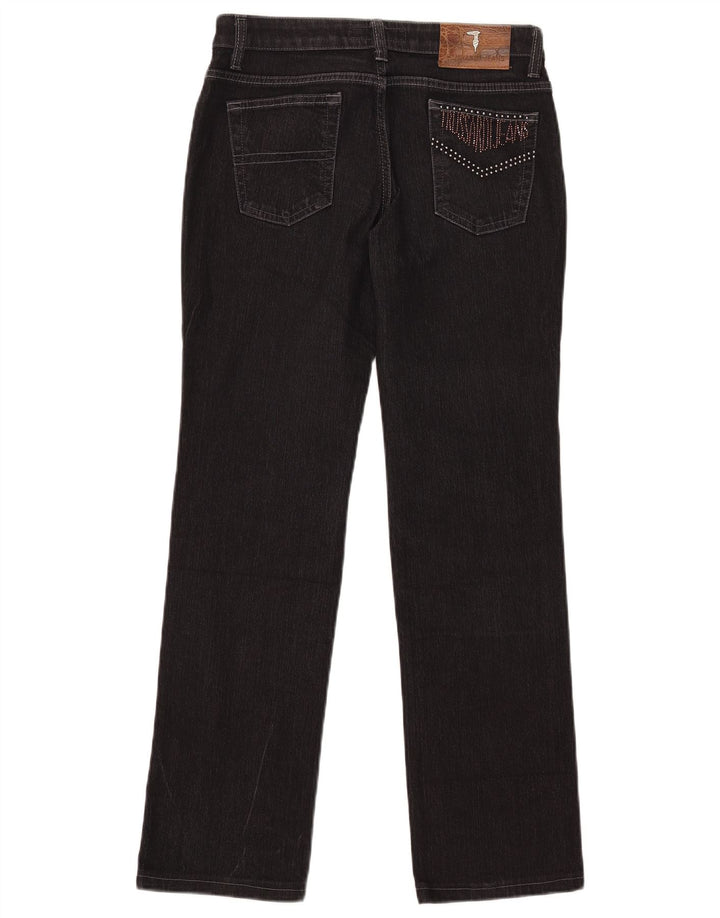 Vaqueros Trussardi Mujer Rectos W28 L29 Negro Algodón