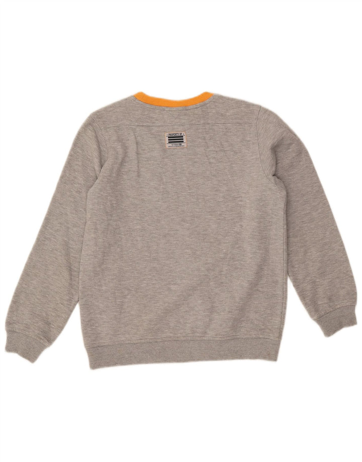 ADIDAS Sudadera estampada para niña 11-12 años Algodón moteado gris