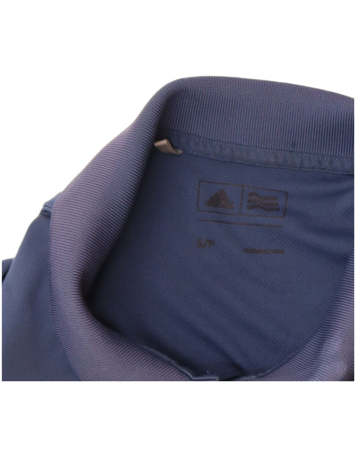 Polo ADIDAS Hombre Pequeño Poliéster Azul Marino