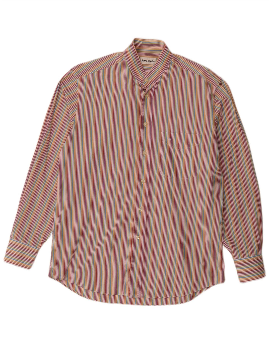 Pierre Cardin Camisa para hombre Talla 151/2 39 Mediana Raya multicolor
