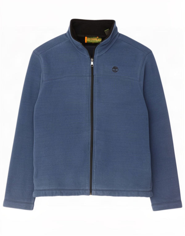 Timberland Chaqueta polar para hombre Reino Unido 40 Poliéster azul grande