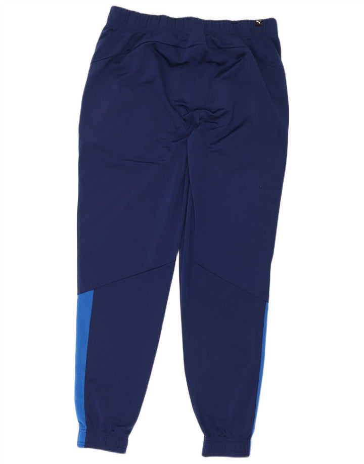Puma Pantalones De Chándal Hombre Joggers XL Azul Colorblock Poliéster