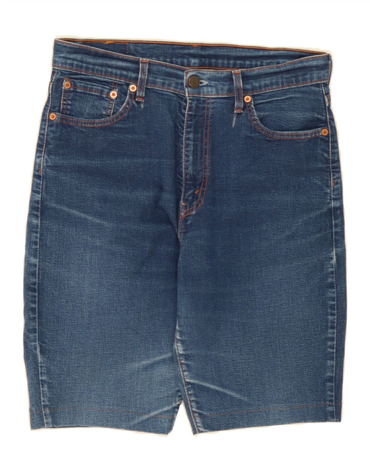 LEVI'S Womens 584 Denim Shorts W34 Large Blue Cotton Vintage Levi's and Second-Hand Levi's from Messina Hembry 