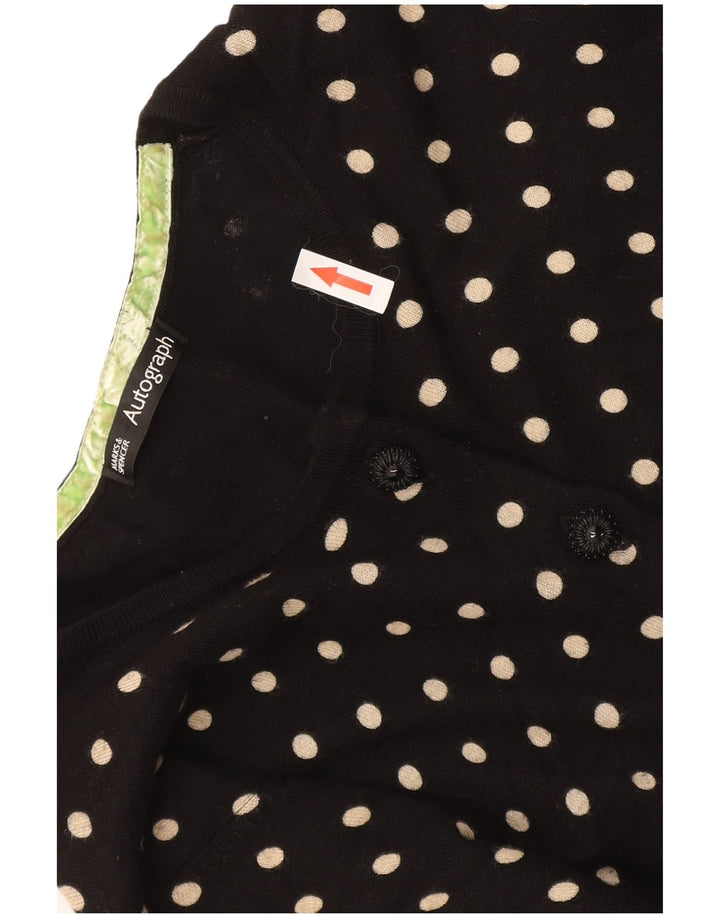 Marks & Spencer - Cárdigan autógrafo para mujer, talla 40, talla mediana, color negro