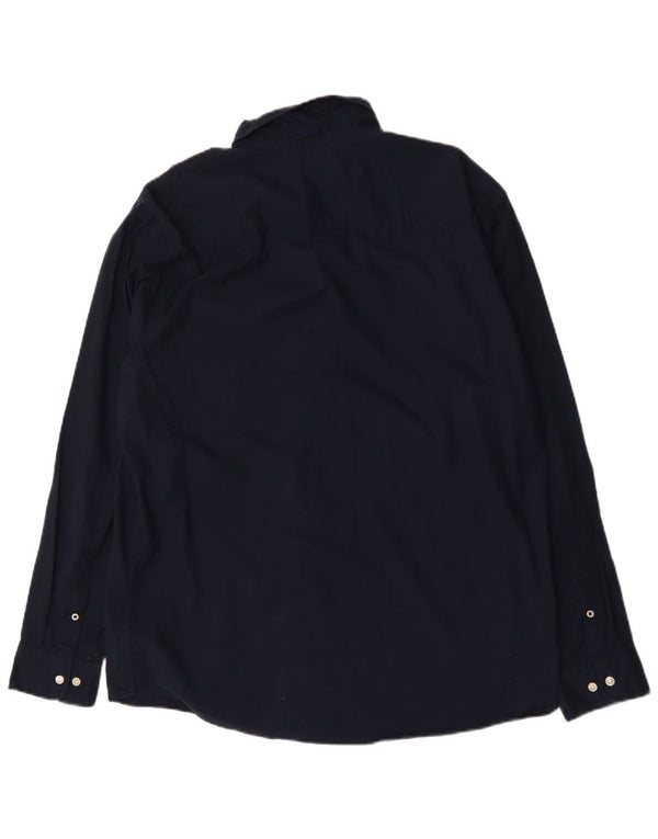 Jack & Jones Mens Shirt 2XL Navy Blue Cotton