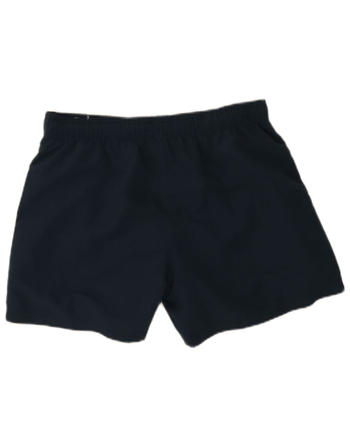 Reebok Shorts deportivos con gráficos para hombre, tamaño mediano, azul marino