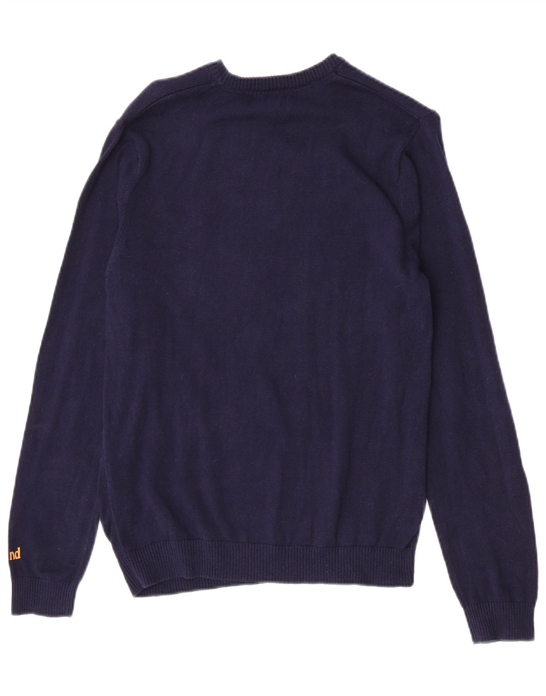 Timberland Jersey con cuello redondo para niño, 15-16 años, talla mediana, azul marino