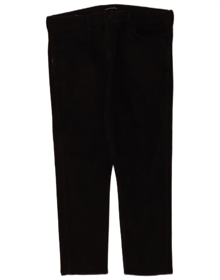 LEVI'S Vaqueros rectos para hombre W36 L27 Algodón negro