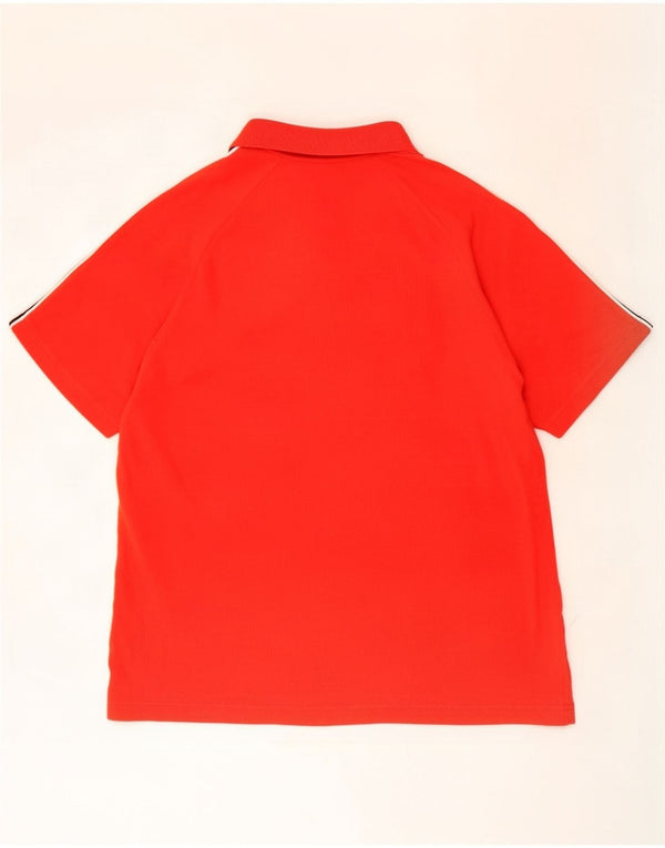 Fila Polo para hombre, talla grande, color rojo, poliamida