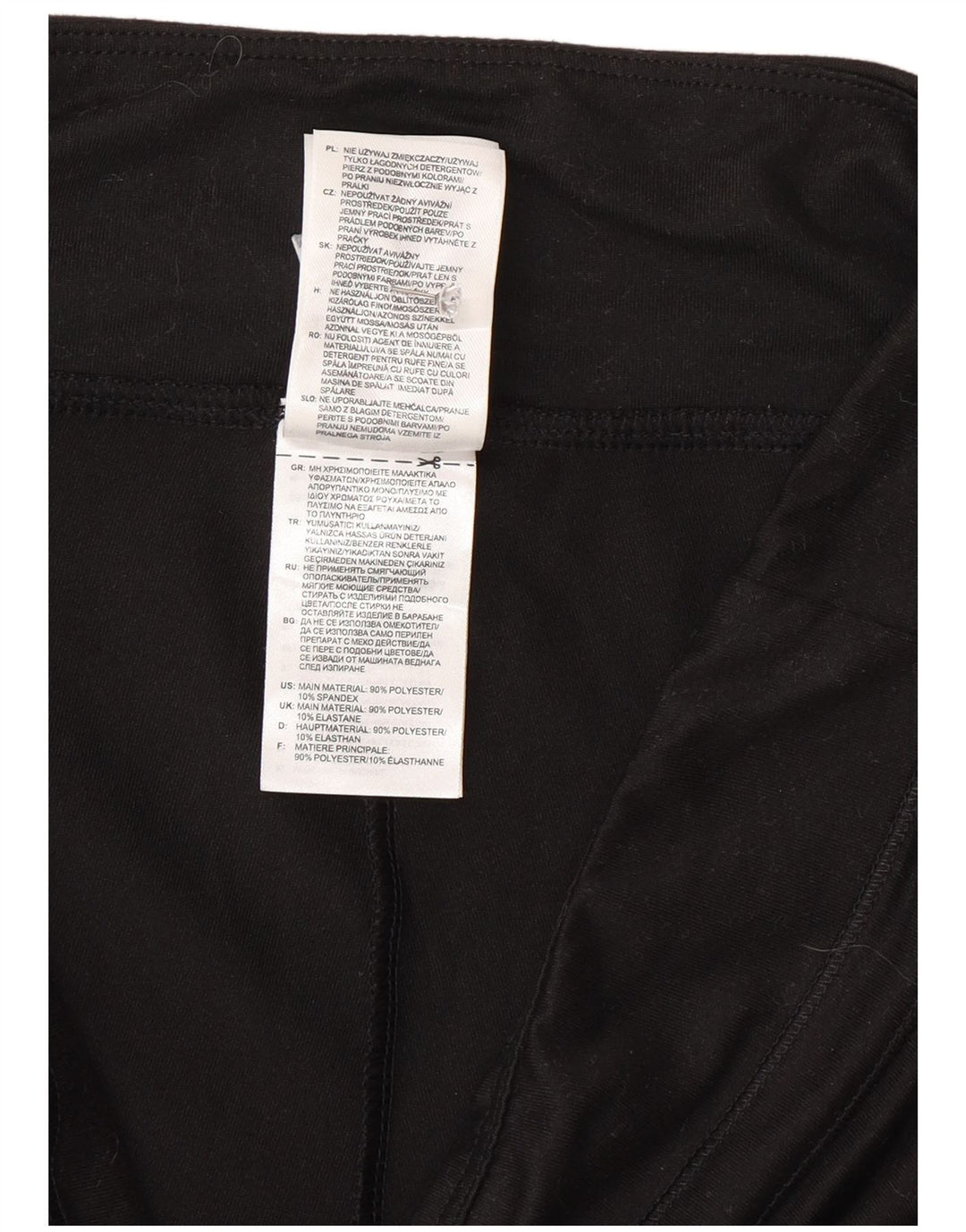 Adidas Mujer Climalite Capri Leggings Reino Unido 12/14 Mediano Negro Poliéster