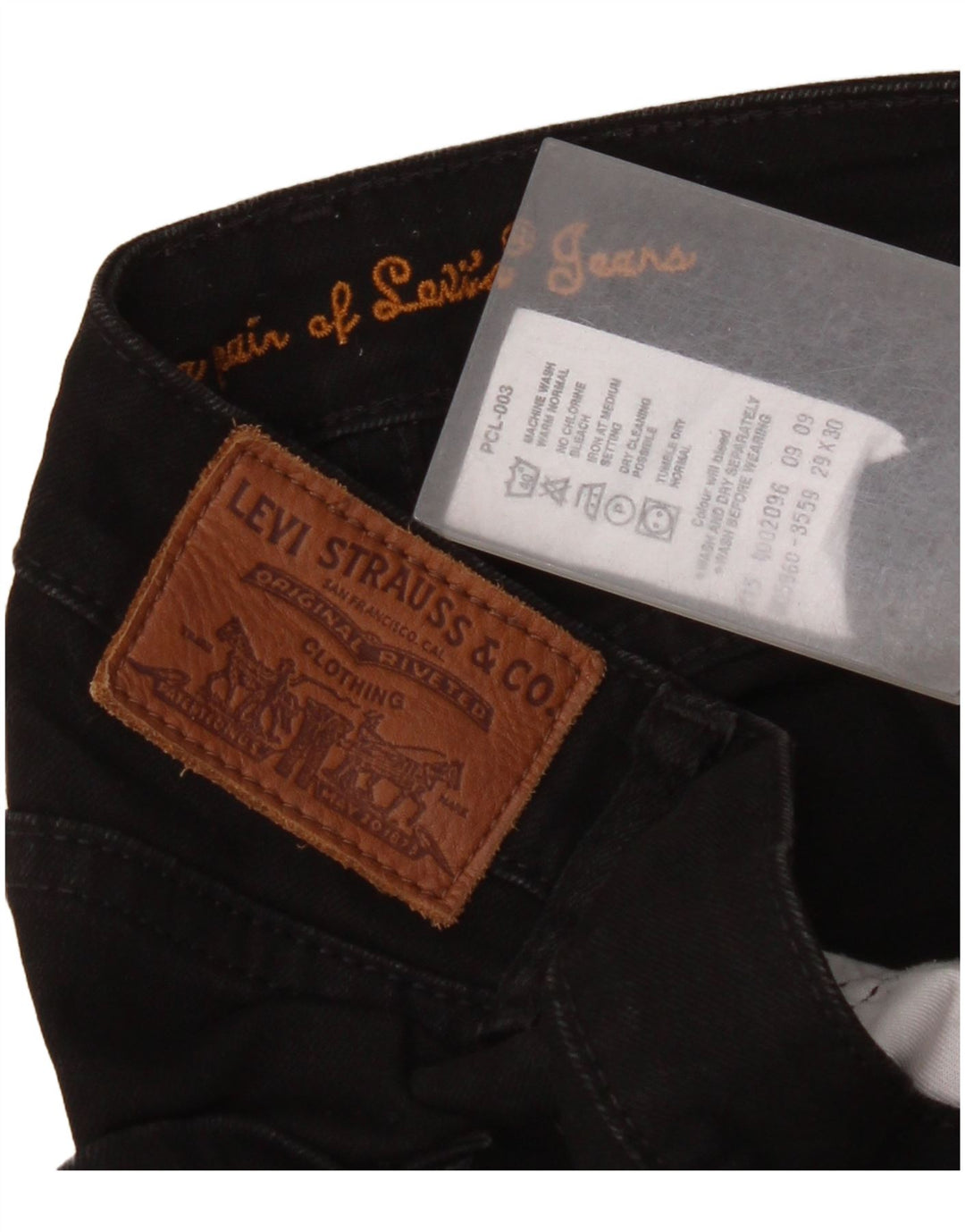 Levi's Vaqueros Slim Mujer W29 L30 Negro