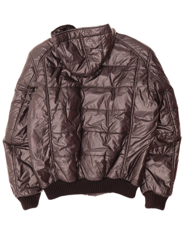 Refrigiwear Chaqueta acolchada con capucha para mujer UK 40 XL Poliéster color block gris