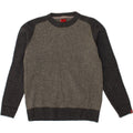 LEVI'S Jersey De Cuello Redondo Para Hombre De Lana De Cordero Gris Color Block Grande