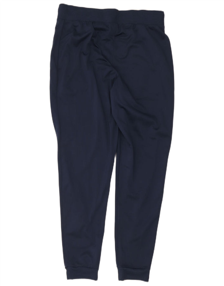 Asics Hombre Chándal Pantalones Joggers Grande Azul Marino Poliéster
