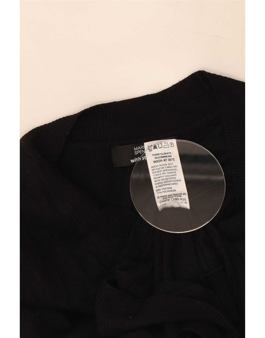 Marks & Spencer - Cárdigan corto para mujer, talla 40, talla M, color negro