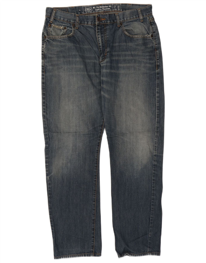 RICA LEWIS Vaqueros rectos para hombre W36 L31 Azul