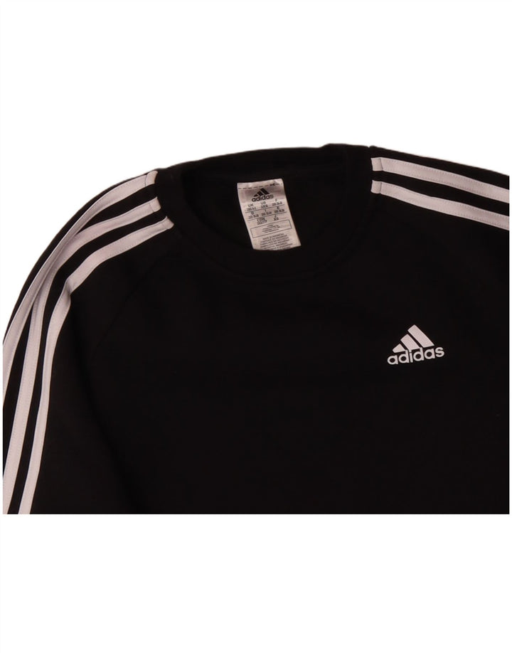 ADIDAS Sudadera extragrande para mujer Jersey UK 0/2 XS Algodón negro