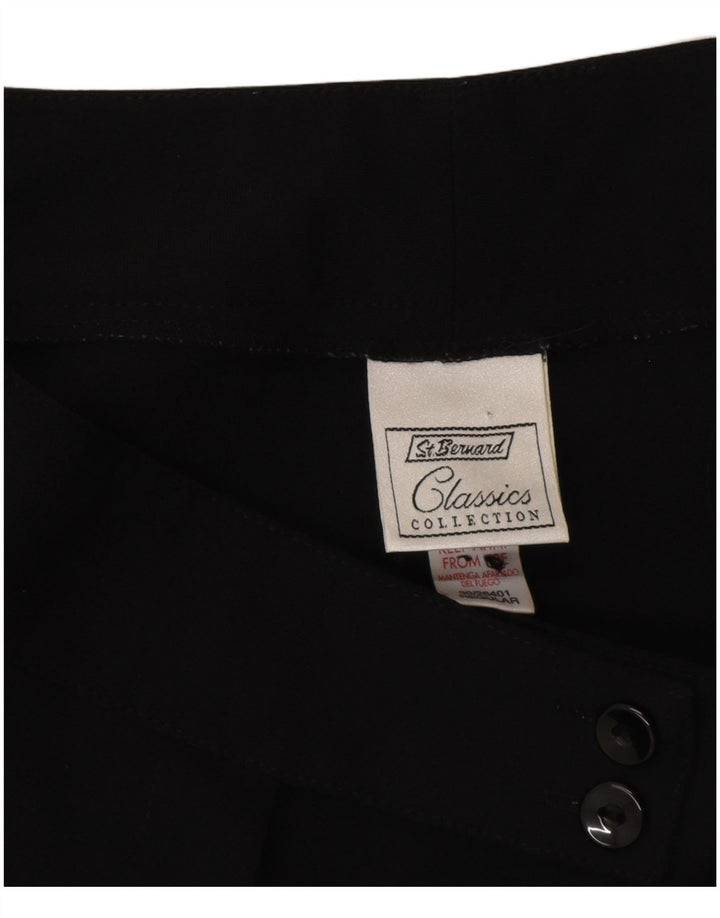 St. Bernard Pantalones de traje con corte de bota para mujer EU 40 Medium W30 L30 Negro
