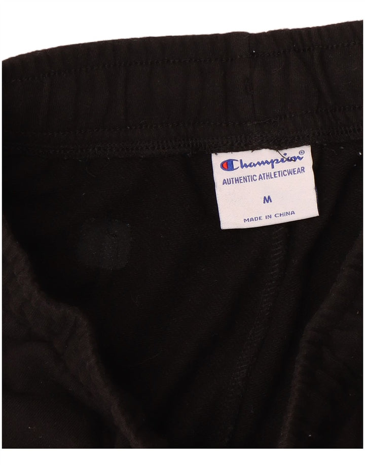 CHAMPION Pantalones cortos deportivos para mujer UK 14 Mediano Algodón negro
