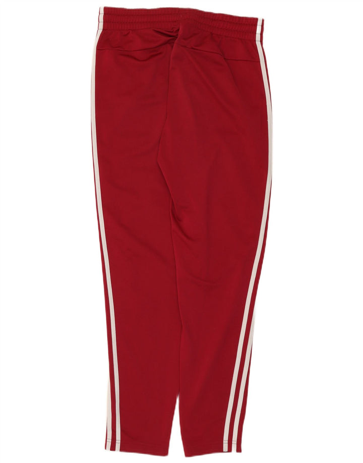 Adidas Pantalones de chándal para mujer UK 8/10 Small Granate Poliéster