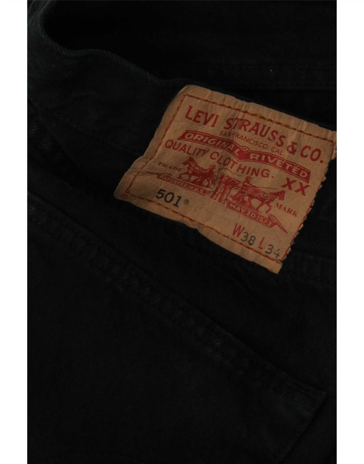 Levi's Hombre 501 Vaqueros Rectos W38 L30 Azul Marino