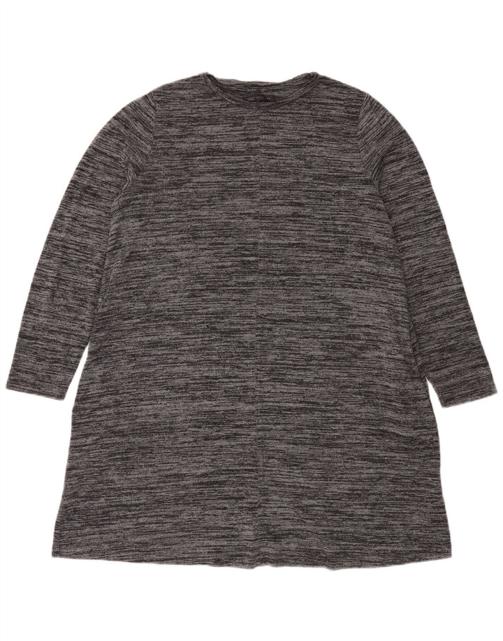 Marks & Spencer Vestido tipo jersey para mujer UK 40 XL Poliéster moteado gris