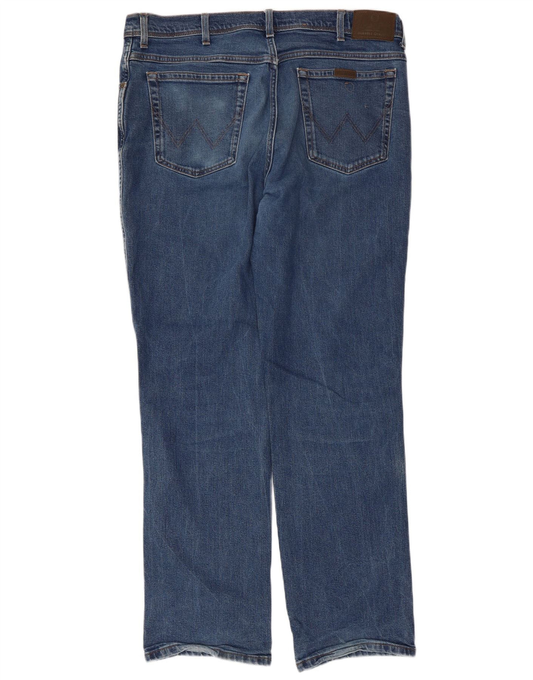 WRANGLER Vaqueros rectos de corte regular para hombre W40 L34 Algodón azul