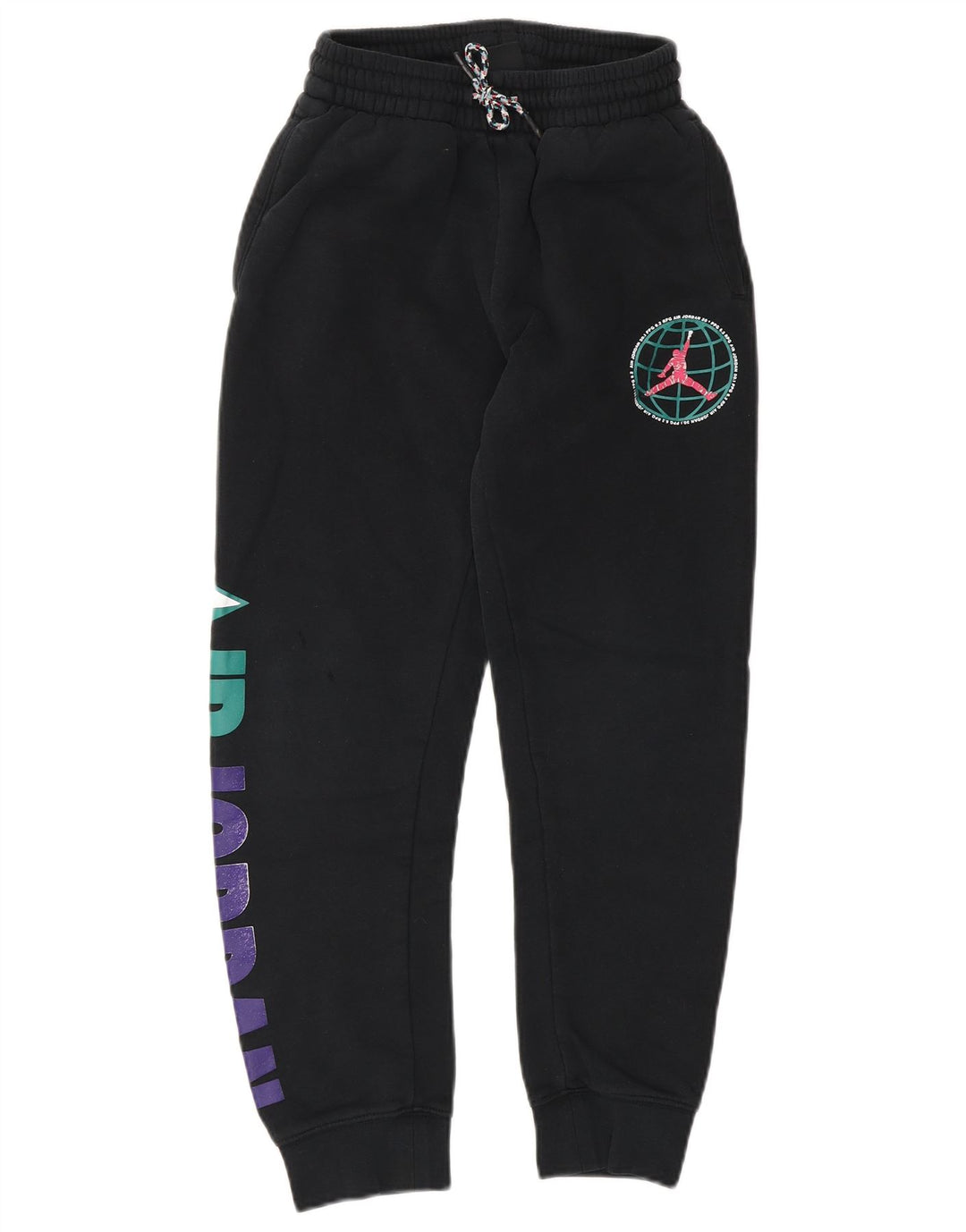 Jordan Pantalones de chándal con gráfico para niños 10-11 años Mediano Negro