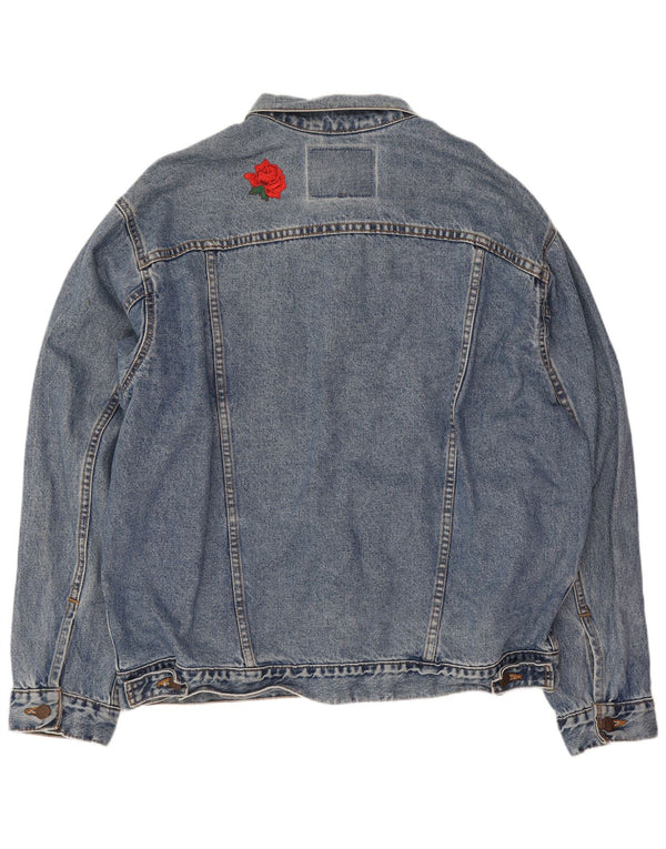 Levi's Chaqueta vaquera para hombre UK 40 Algodón azul grande