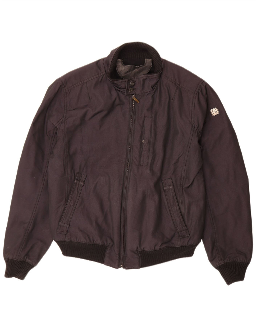 TRUSSARDI JEANS Chaqueta bomber para hombre IT 52 XL Poliéster negro