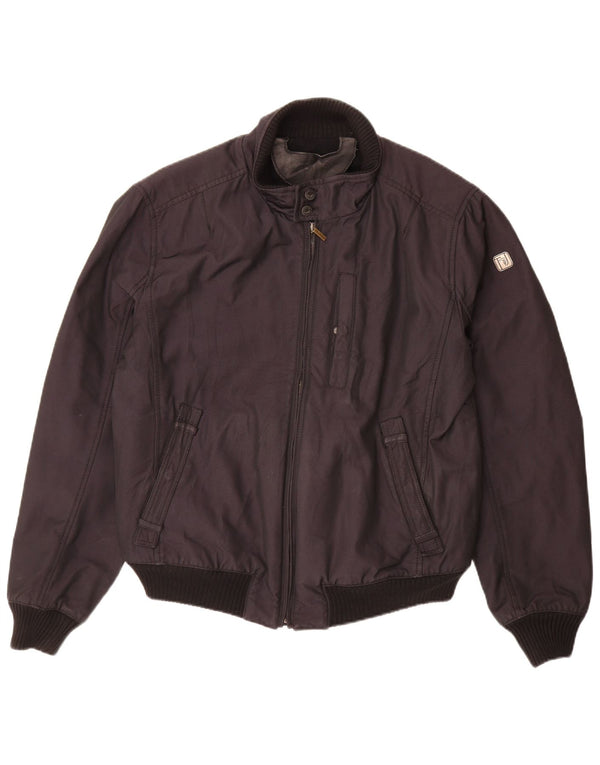 TRUSSARDI JEANS Chaqueta bomber para hombre IT 52 XL Poliéster negro